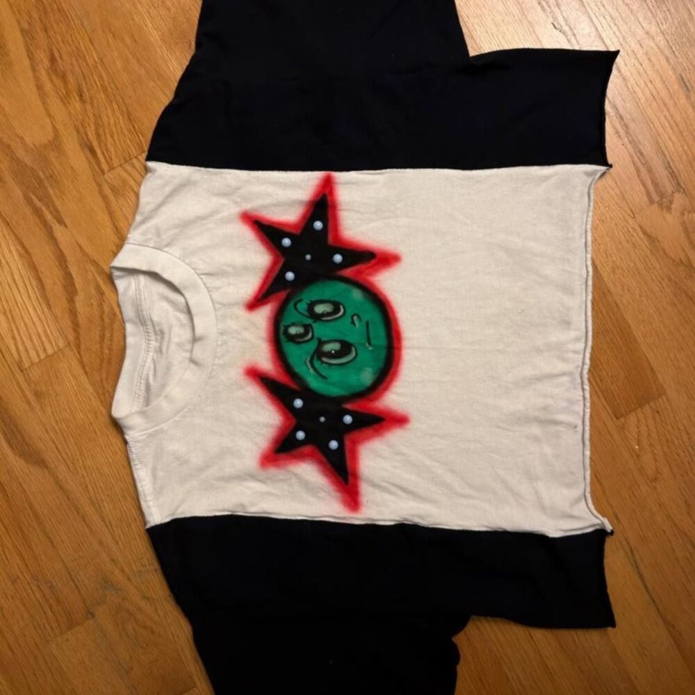 Unbranded Men's Black and White T-shirt